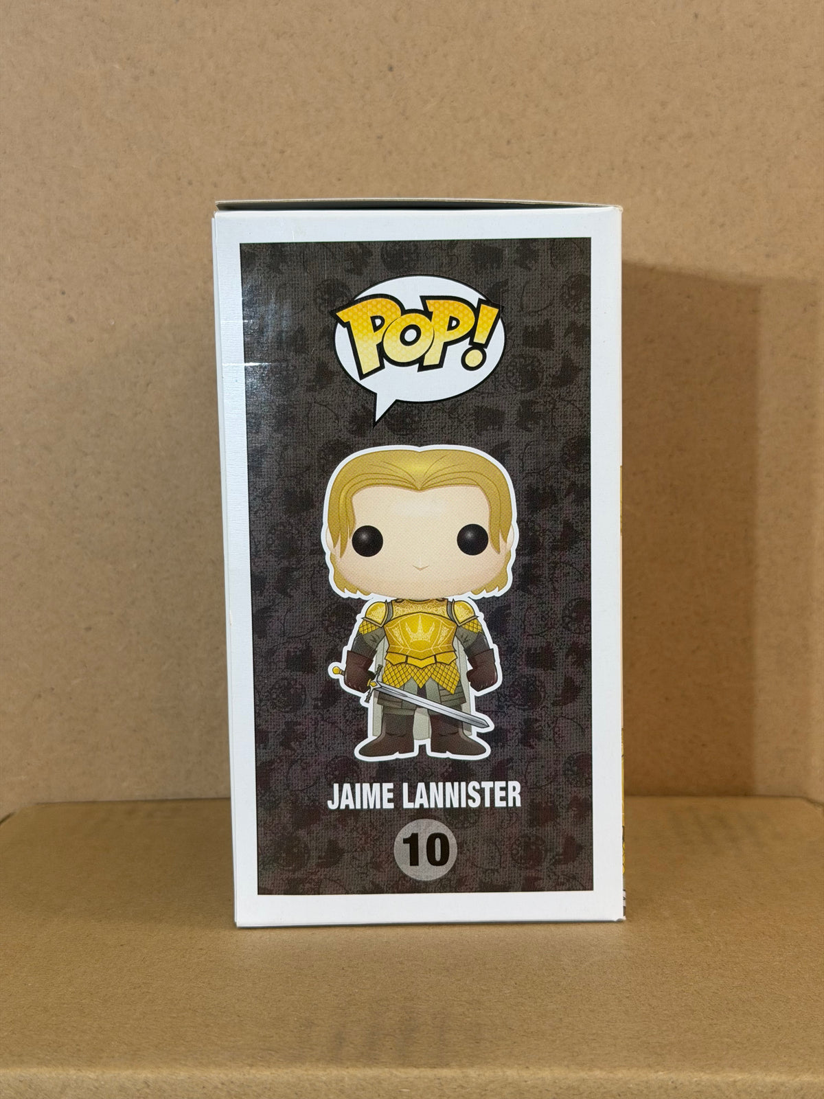 Funko Pop! Television Game Of Thrones Jaime Lannister Signed Nikolaj Coster #10