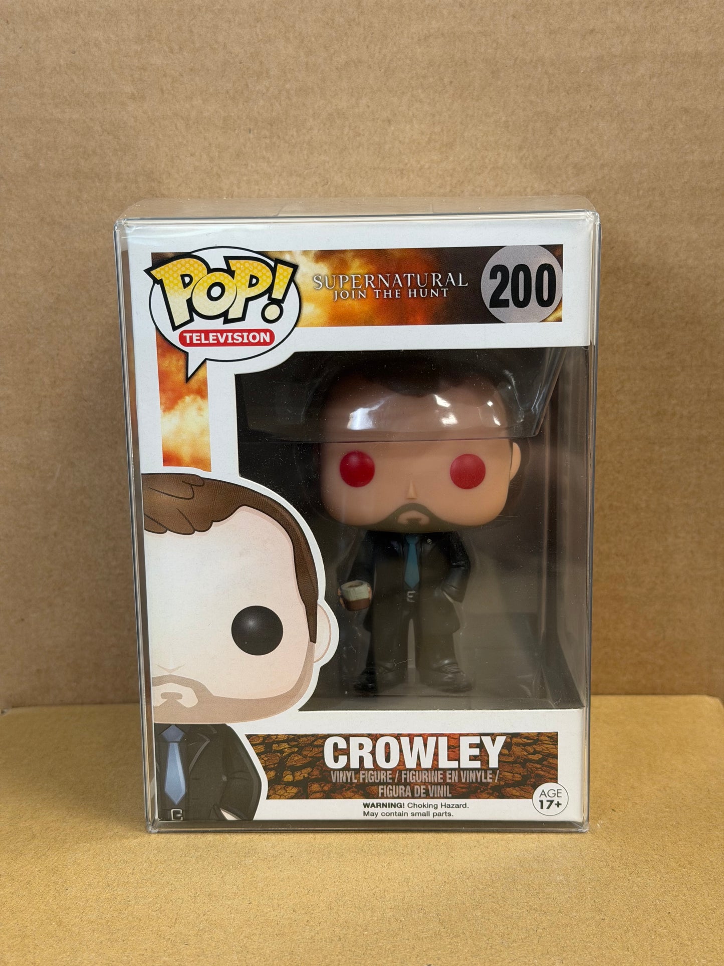 Funko Pop! Television Supernatural Crowley #200 Red Eyes Hot Topic