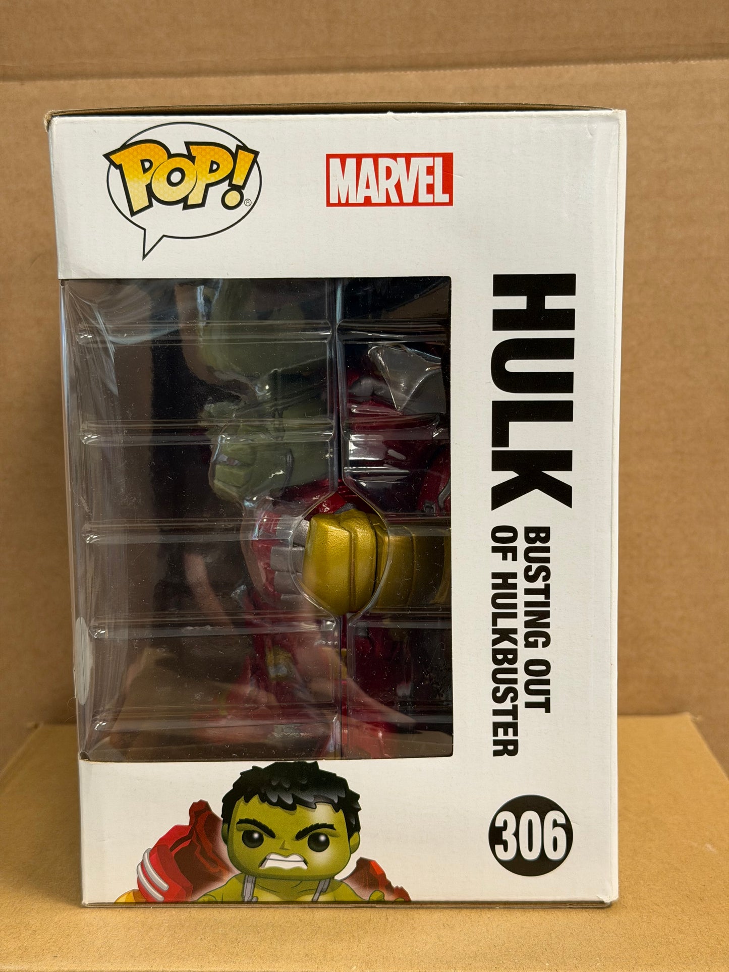 Funko Pop! Marvel Avengers Hulk Busting Out Of Hulkbuster #306 Special Edition