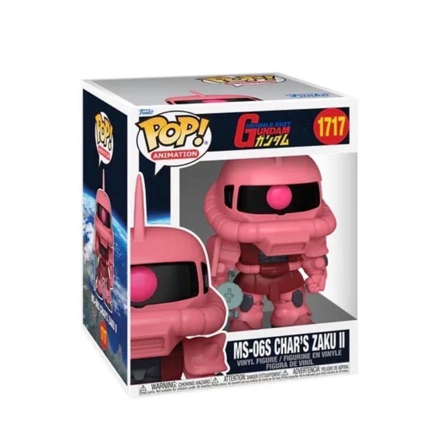 Funko Pop! 6" Anime Mobile Suit Gundam Char's Zaku II 1717 Vinyl Figure