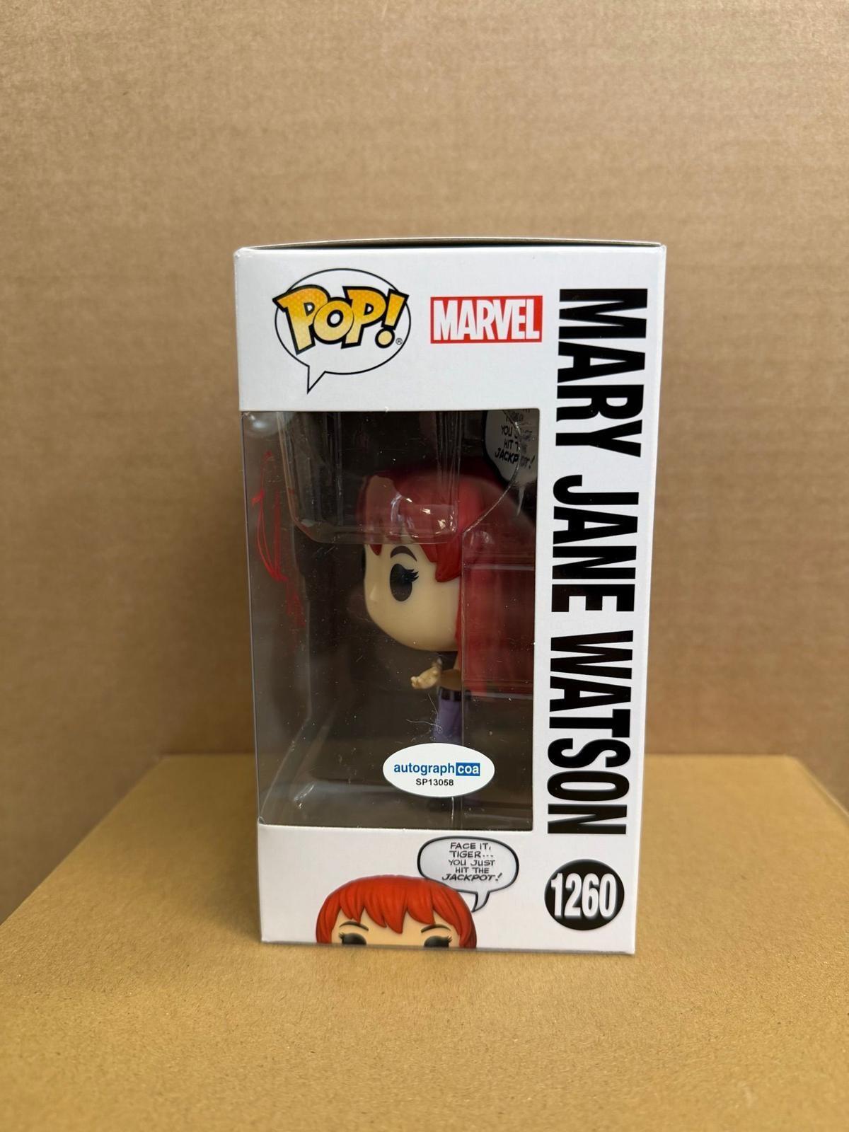 Funko Pop! Marvel Mary Jane Watson #1260 Signed Kirsten Dunst