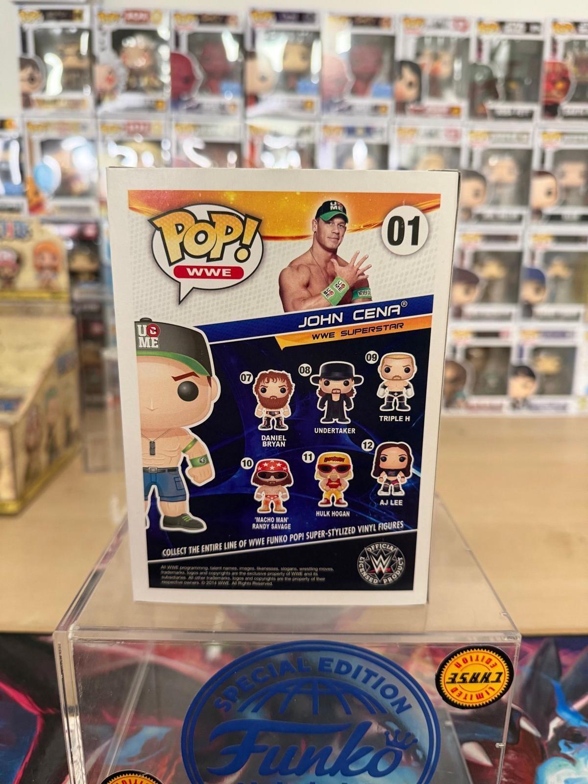 Funko Pop! WWE John Cena Vinyl Figure #01 Exclusive Mint