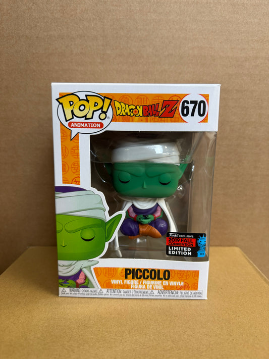 Funko Pop! Anime Piccolo #670 Dragon Ball Z 2019 NYCC