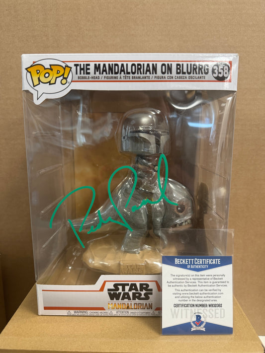 Funko Pop! Star Wars Mandalorian #358 Signed Pedro Pascall COA