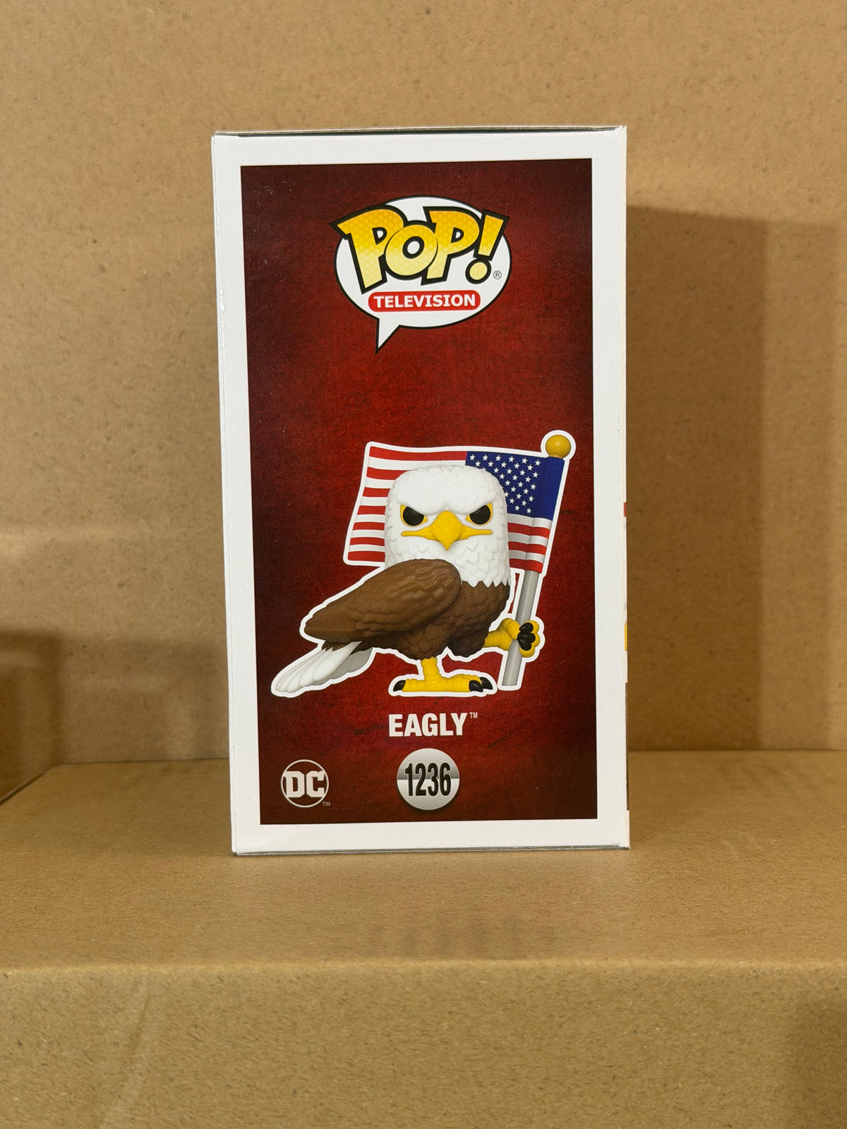 Funko Pop! Television Peacemaker Eagly Signed Dee Baker COA #1236