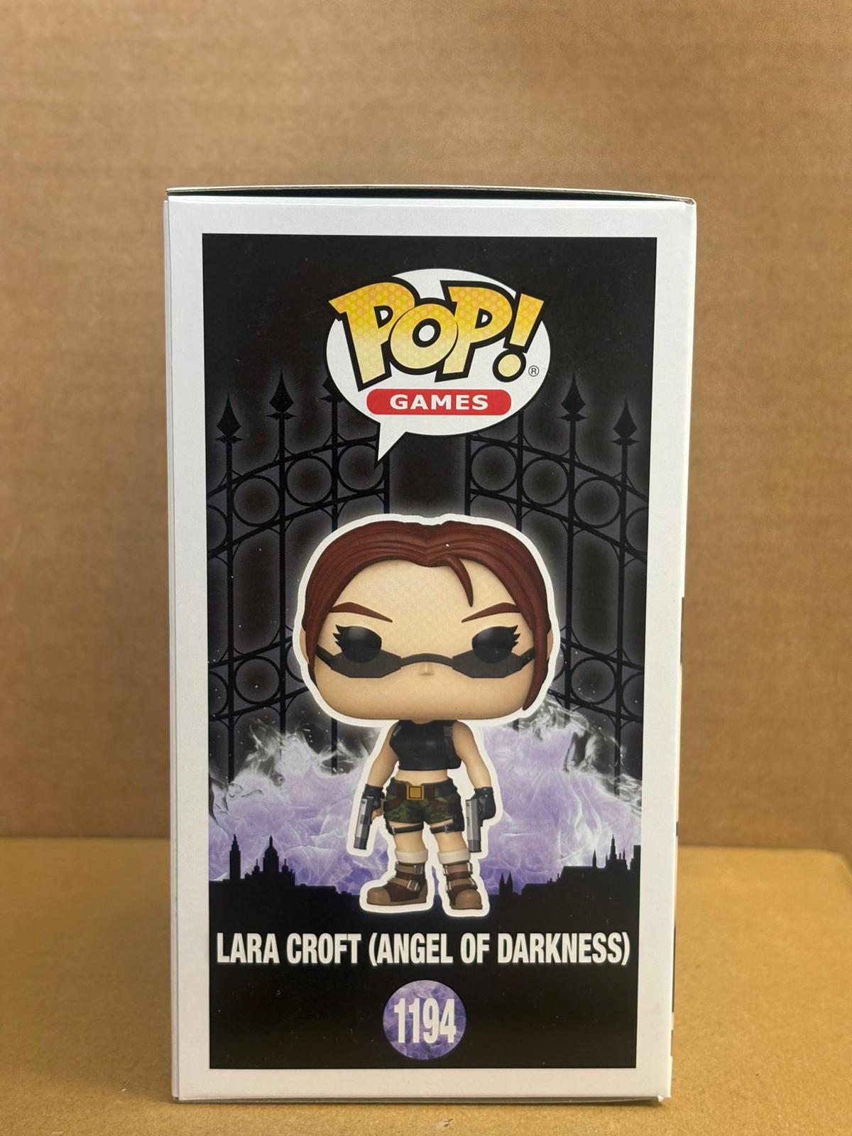 Funko Pop! Games Tomb Raider Lara Croft Signed Angelina Jolie PSA COA #1194 WS