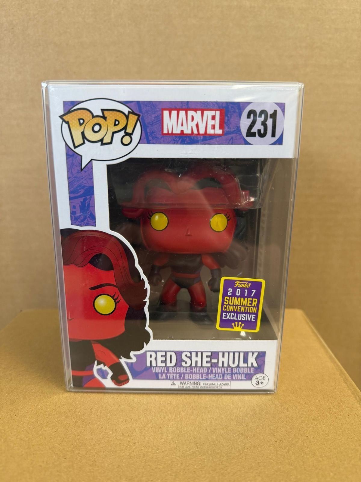 Funko Pop! Marvel Red She-Hulk #231 2017 Summer Convention Exclusive