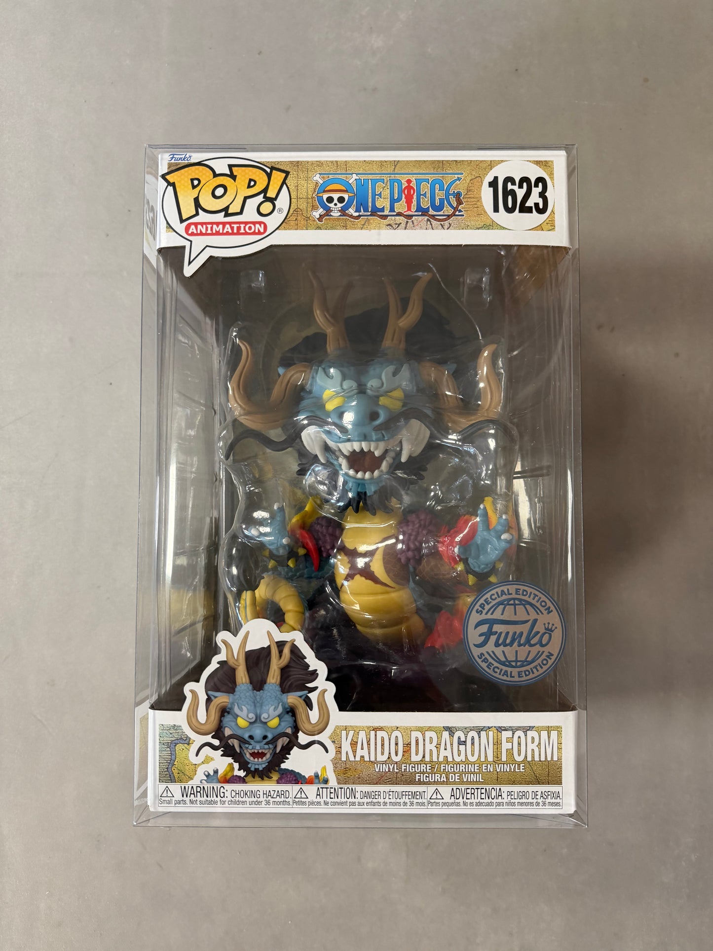 Funko Pop! Jumbo Anime One Piece Kaido Dragon Form #1623 + Protector