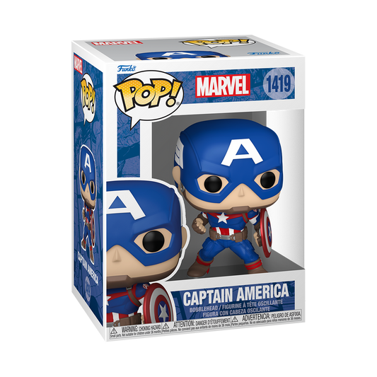 Funko Pop! Marvel Captain America #1419 Free Protector