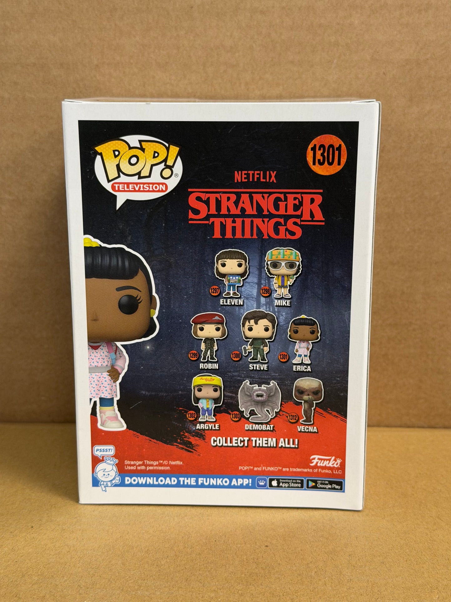 Funko Pop! Television Stranger Things Erica Sinclair Signed Priah Ferguson COA #1301