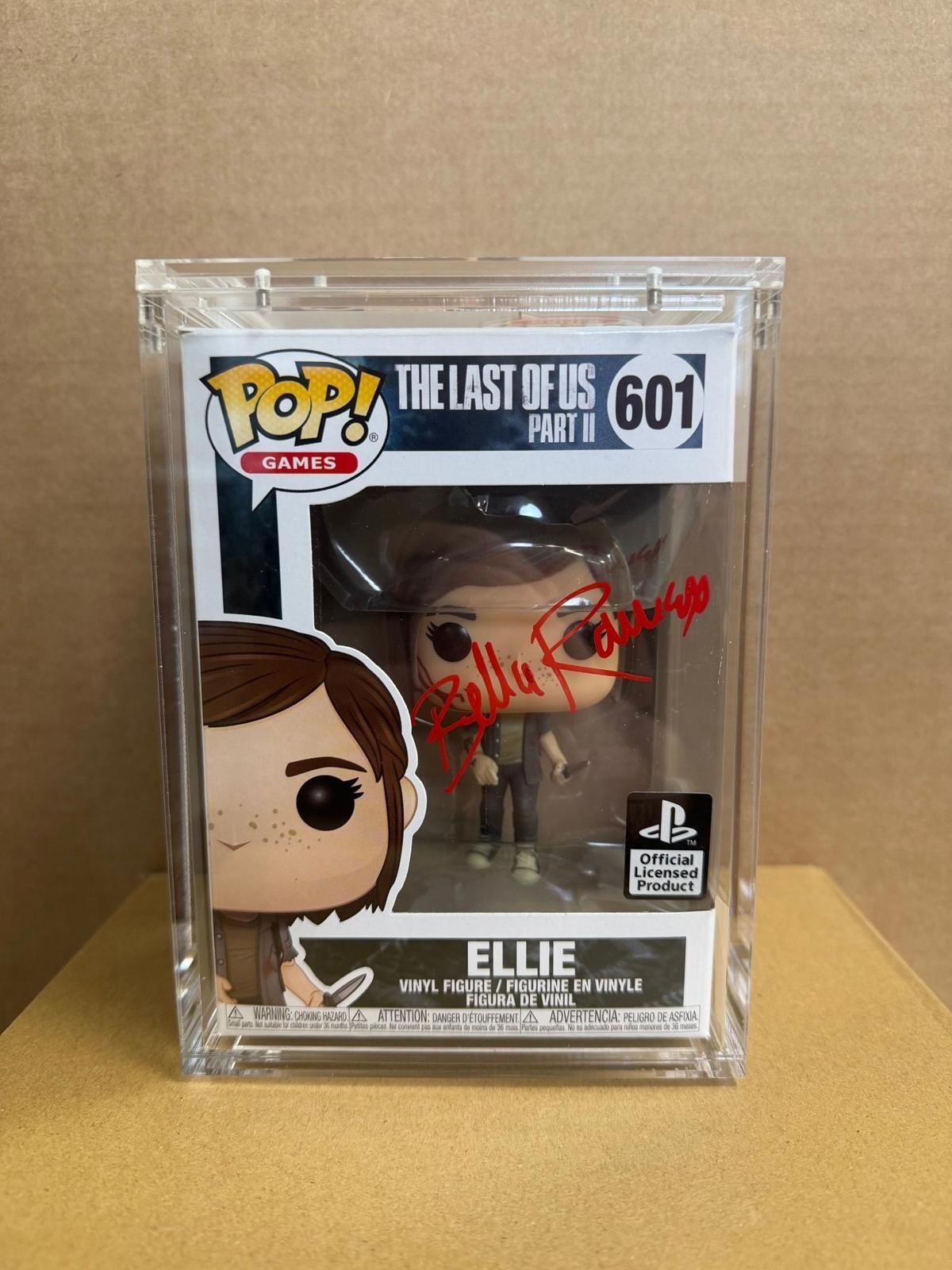 Funko Pop! Television Ellie Last Of Us #601 Signed Bella Ramsey | WS | FREE MAG STACK