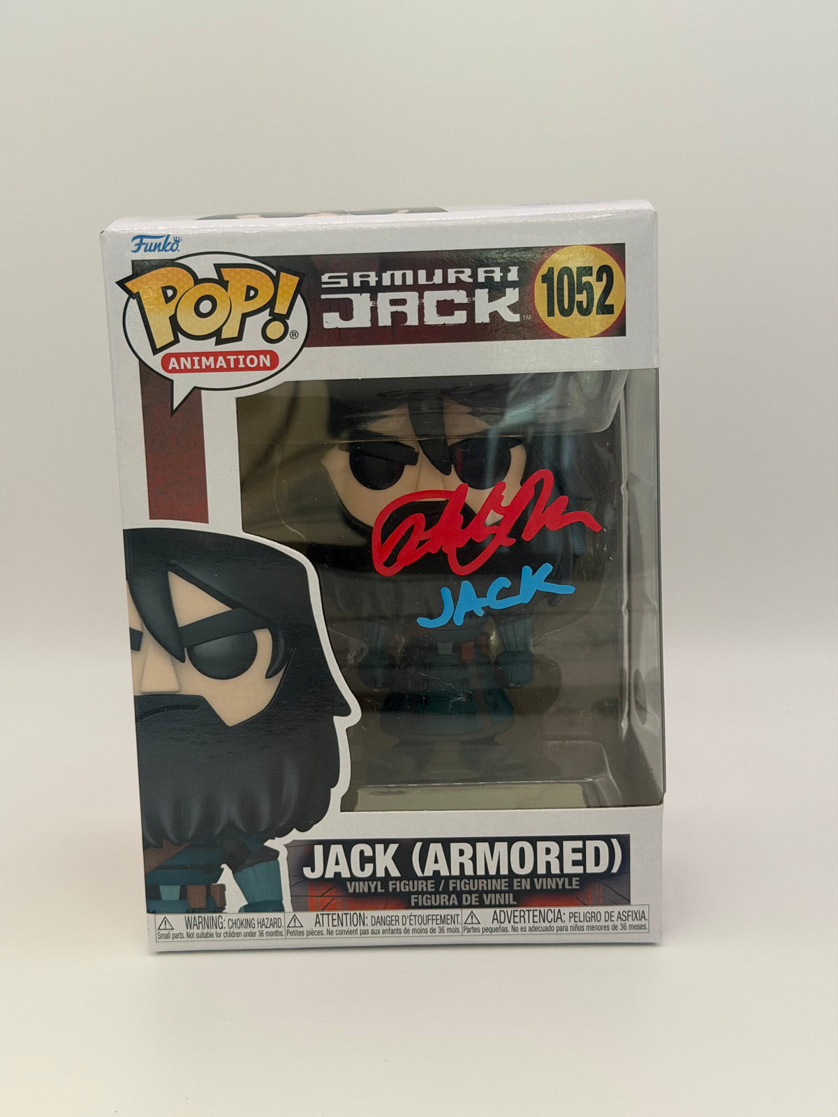 Funko Pop! Animation Samurai Jack Signed Phil LaMarr COA #1052