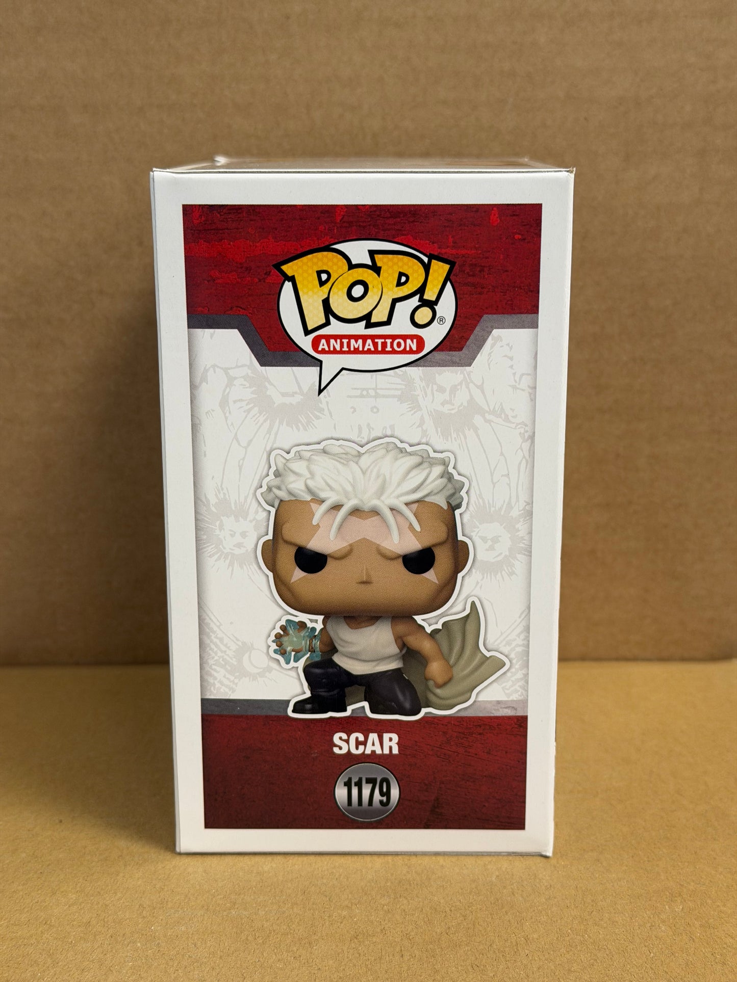 Funko Pop! Anime Full Metal Alchemist Scar Signed Dameon Clarke COA #1179
