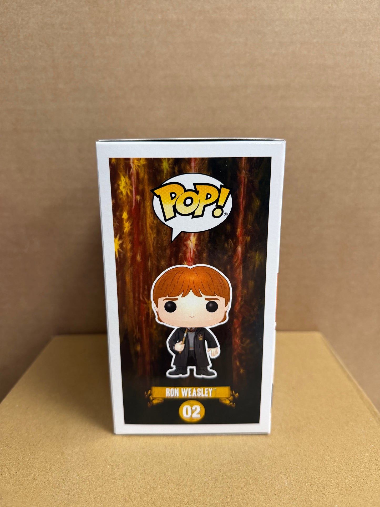 Funko Pop! Harry Potter Ron Weasley Signed Rupert Grint #02 WS COA #4