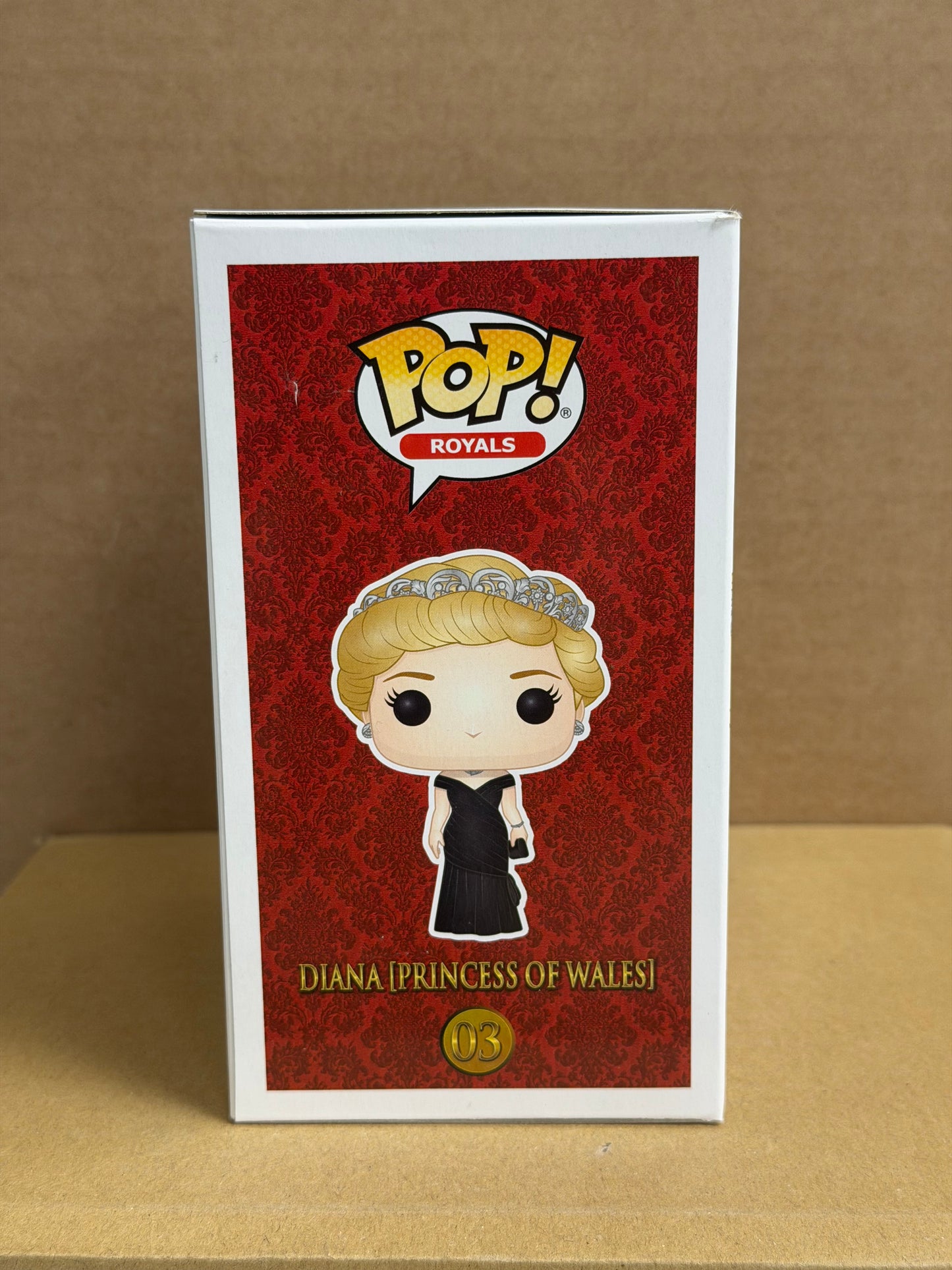 Funko Pop! Television The Crown Princess Diana Signed Emma Corrin COA #03 WS #2