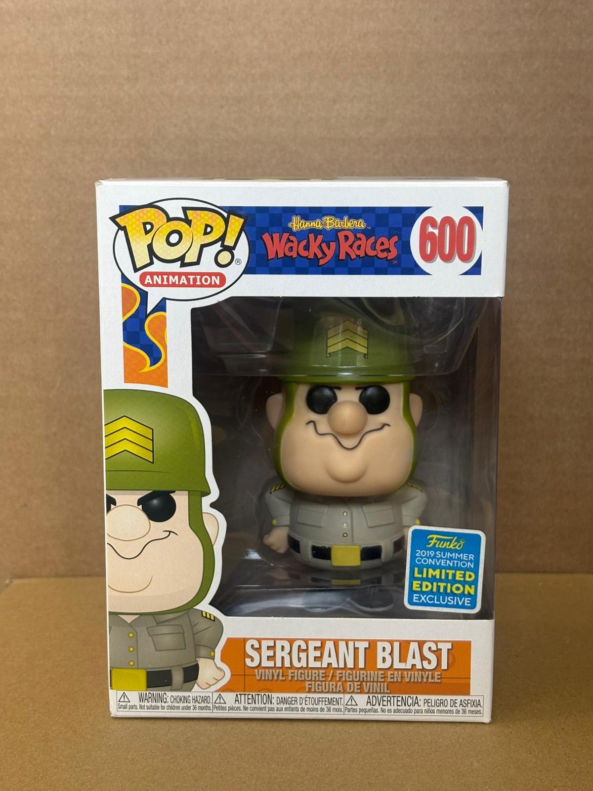 Funko Pop! Animation Wacky Races Sergeant Blast #600 2019 Summer Convention