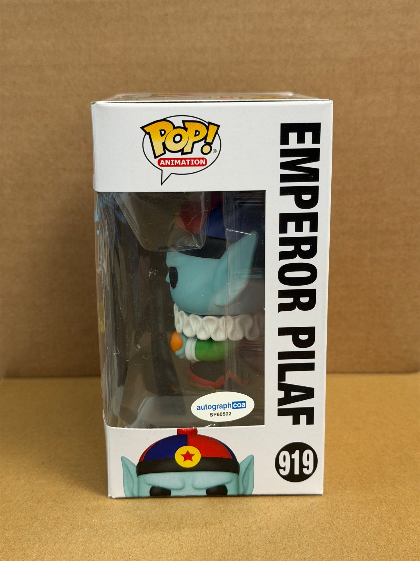 Funko Pop! Anime Dragon Ball Emperor Pilaf Signed Chuck Huber COA #919
