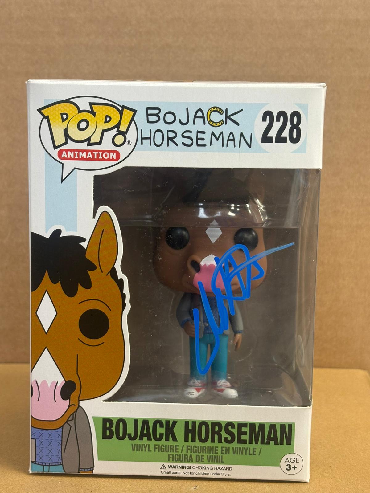 Funko Pop! Animation Bojack Horseman Signed Will Arnett COA #228 WS