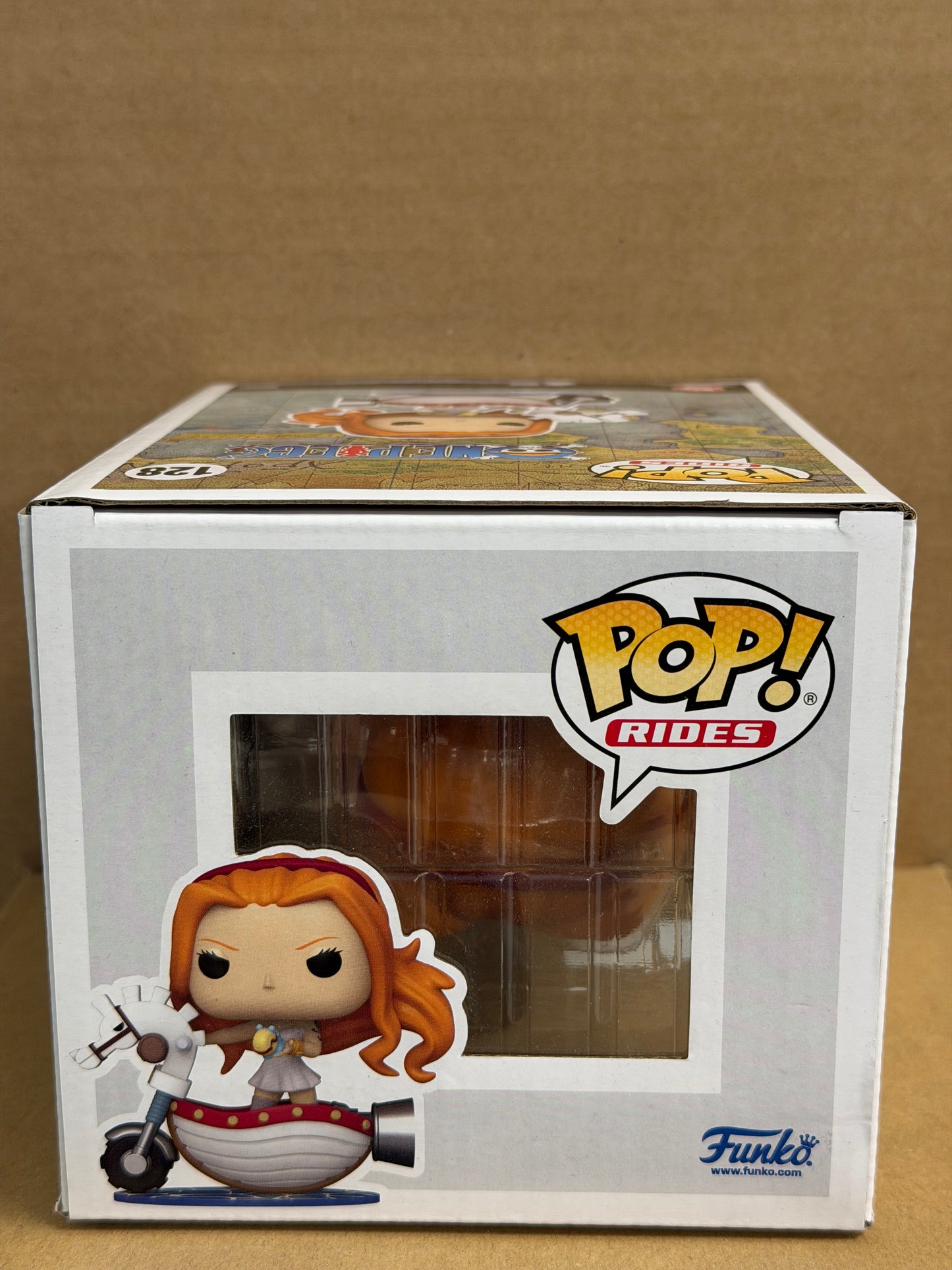 Funko Pop! Rides Anime One Piece Nami With White Hobby Horse #128 2025 Convention