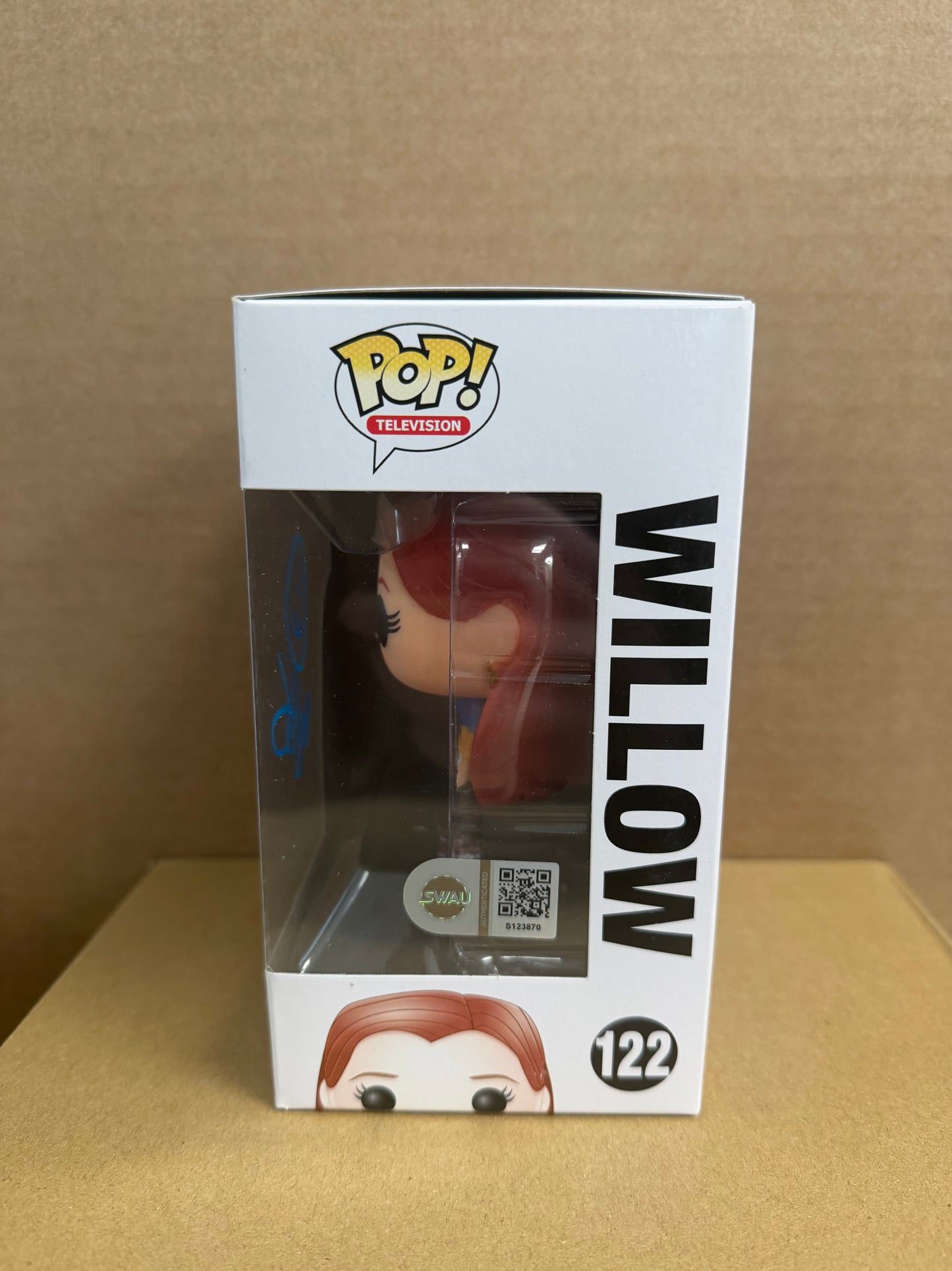 Funko Pop! Television Buffy The Vampire Slayer Willow Signed Alyson Hannigan #1729 WS