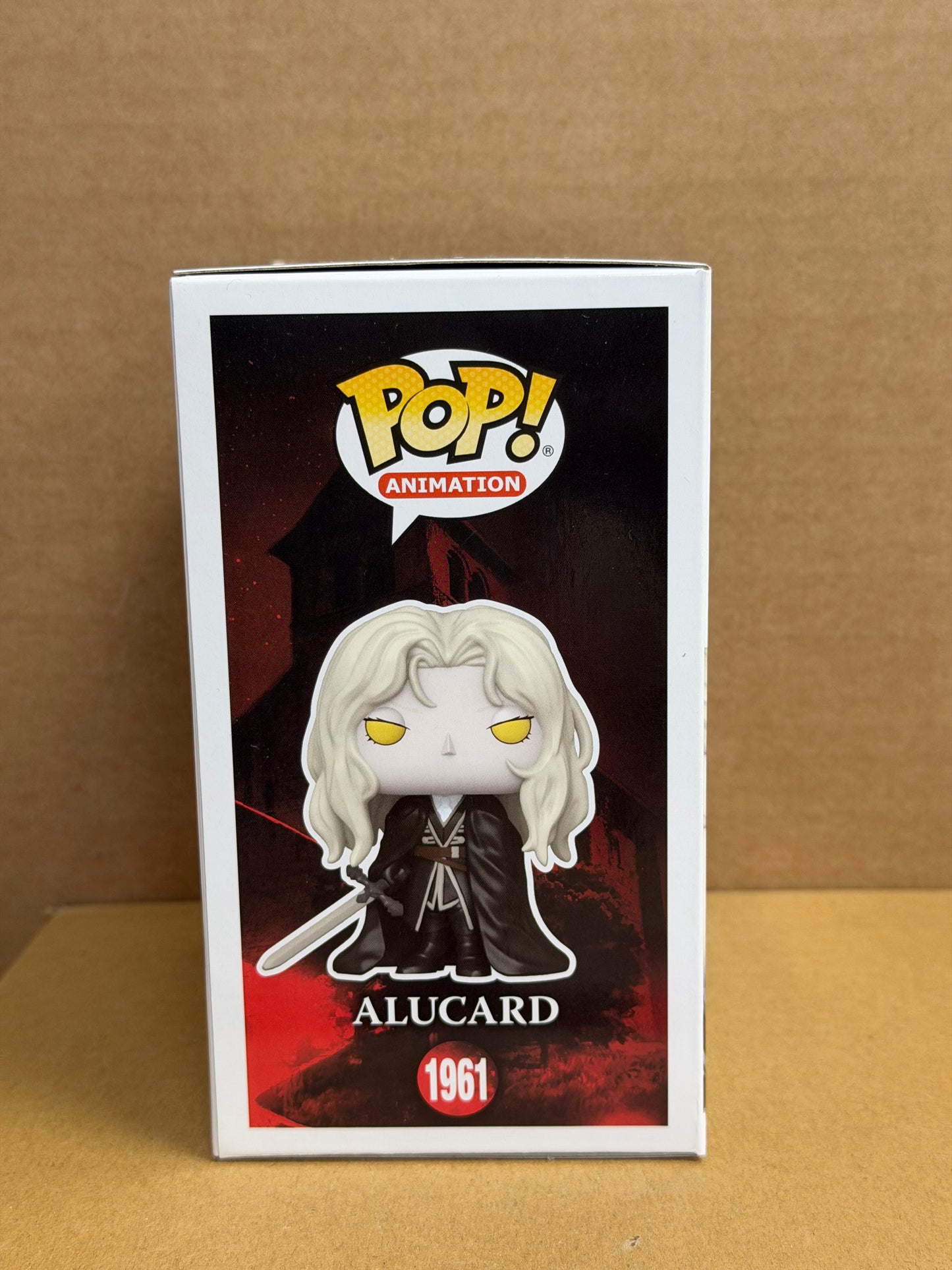Funko Pop! Anime Castlevania Alucard Signed James Callis COA #1961 WS