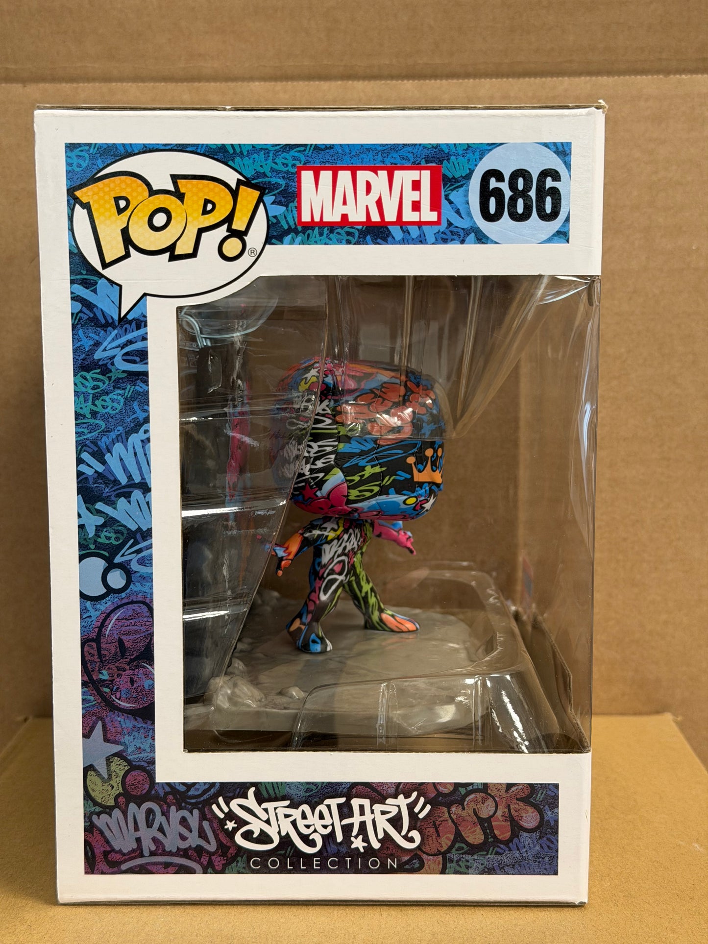 Funko Pop! Marvel Street Art Miles Morales #686 NYCC 2020 Limited Edition + Protector