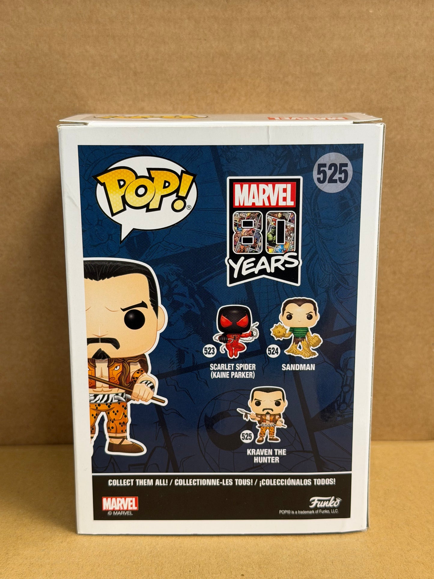 Funko Pop! Marvel Kraven The Hunter Signed Aaron Taylor Johnson COA #525
