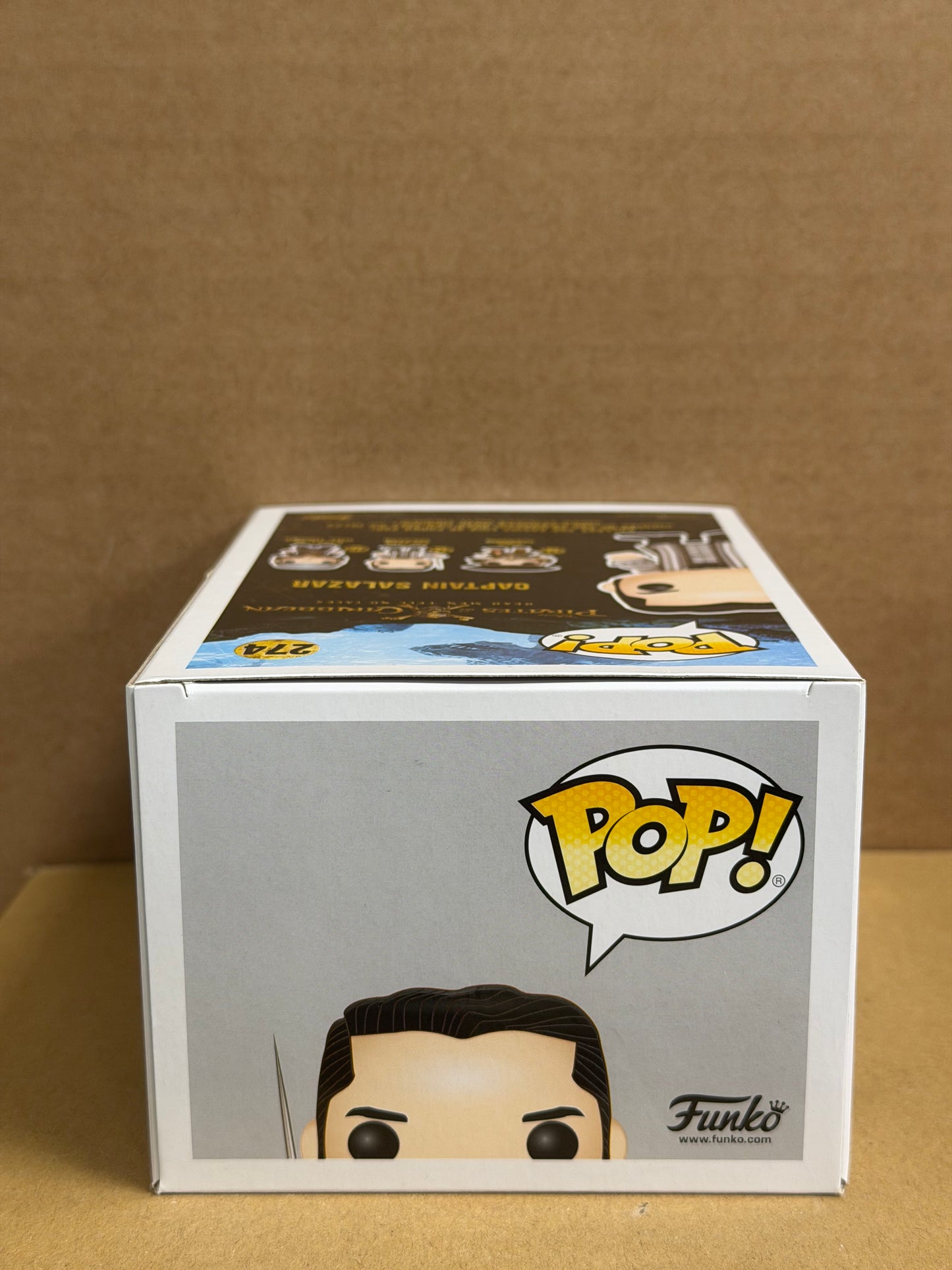 Funko Pop! Movies Pirates Of The Caribbean Captain Salazar Signed Javier Bardem COA #274 WS