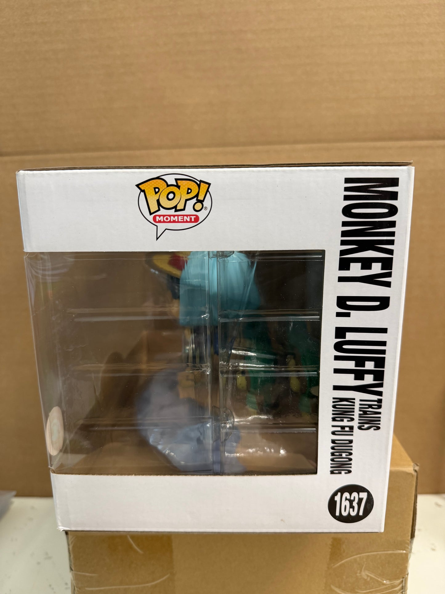 Funko Pop! Moment Anime One Piece Monkey D. Luffy Trains Kung Fu Dugong #1637 Crunchyroll