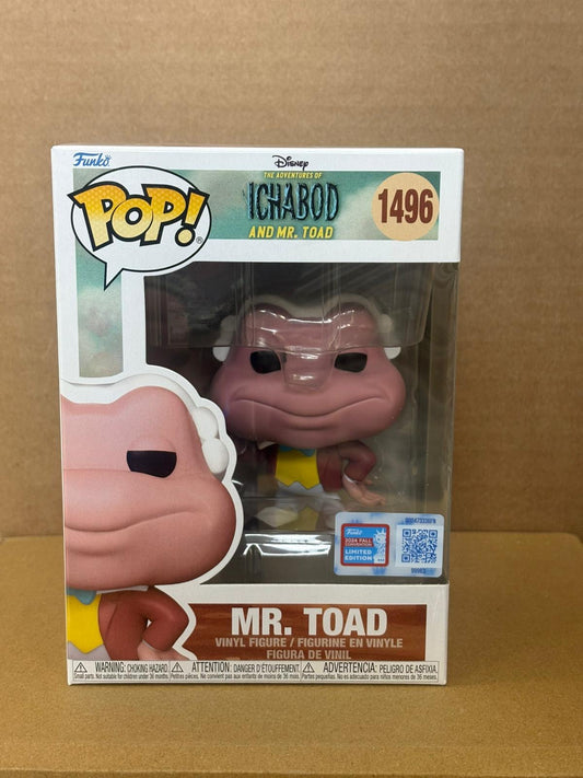 Funko Pop! Disney Ichabod Mr Toad #1496 2024 NYCC Exclusive