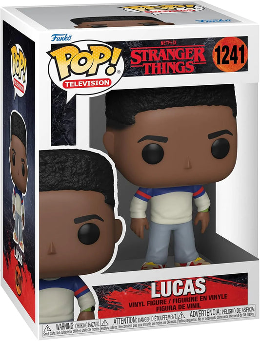 Funko Pop! Television Stranger Things Lucas S4 #1241 Free Protector