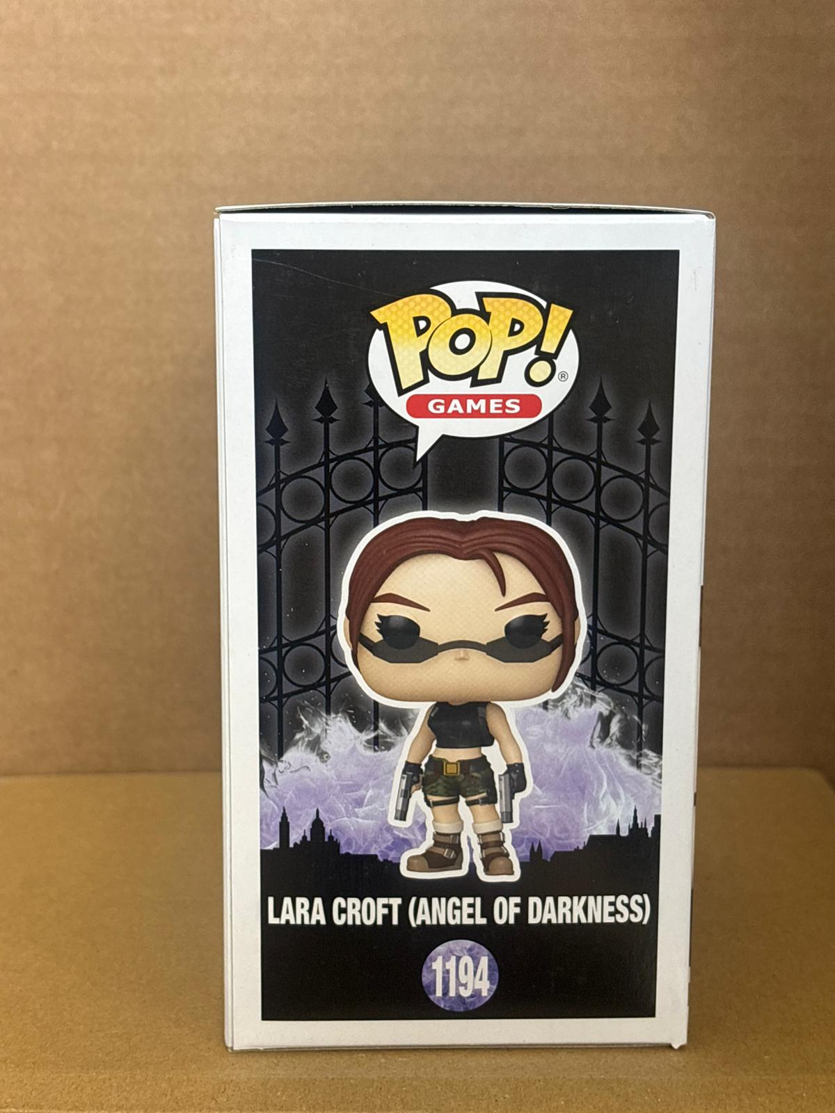 Funko Pop! Games Tomb Raider Signed Angelina Jolie COA #1194 WS