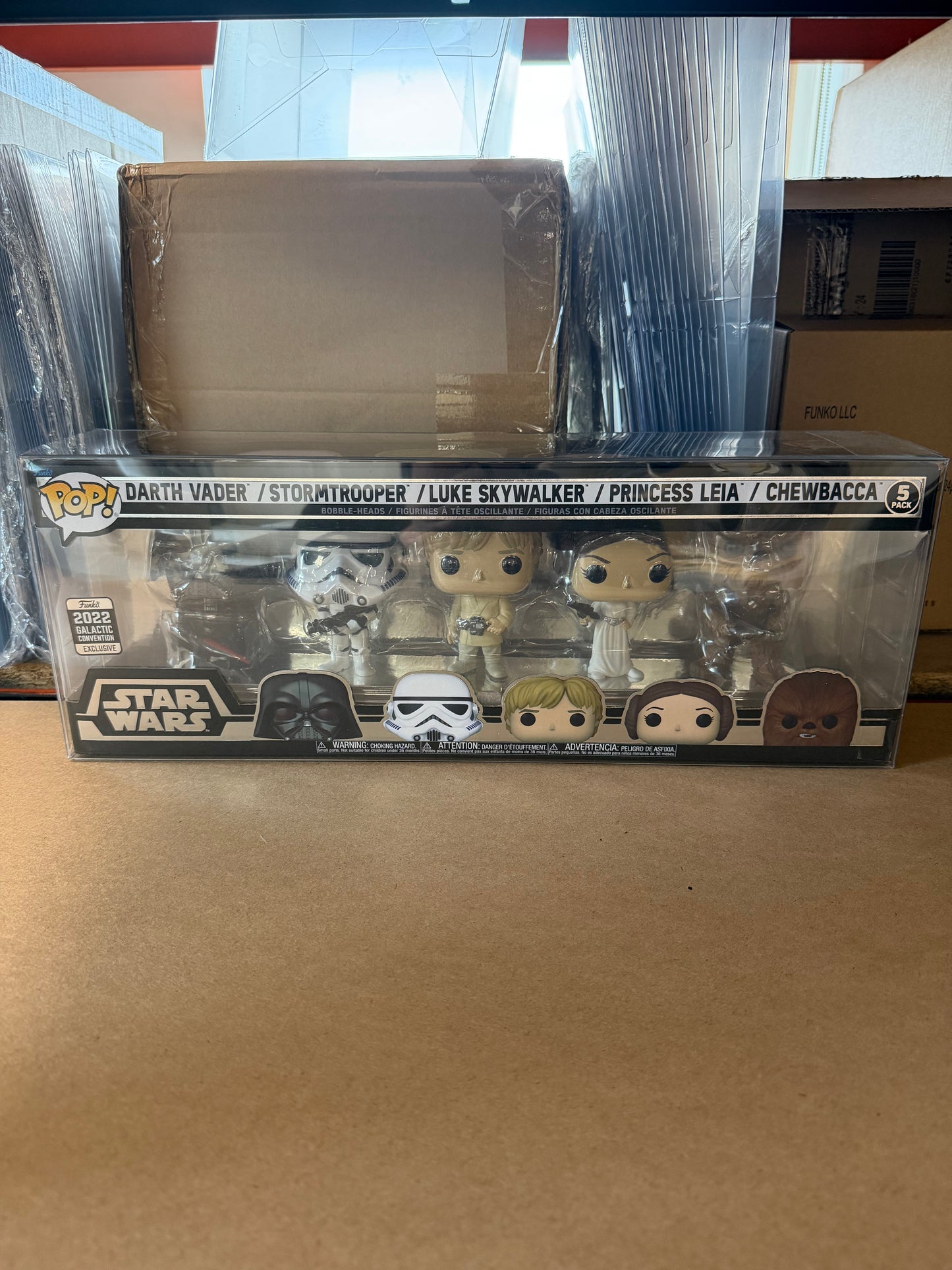 Funko Pop! Star Wars 2022 Galactic Convention 5 Pack + Free Protector