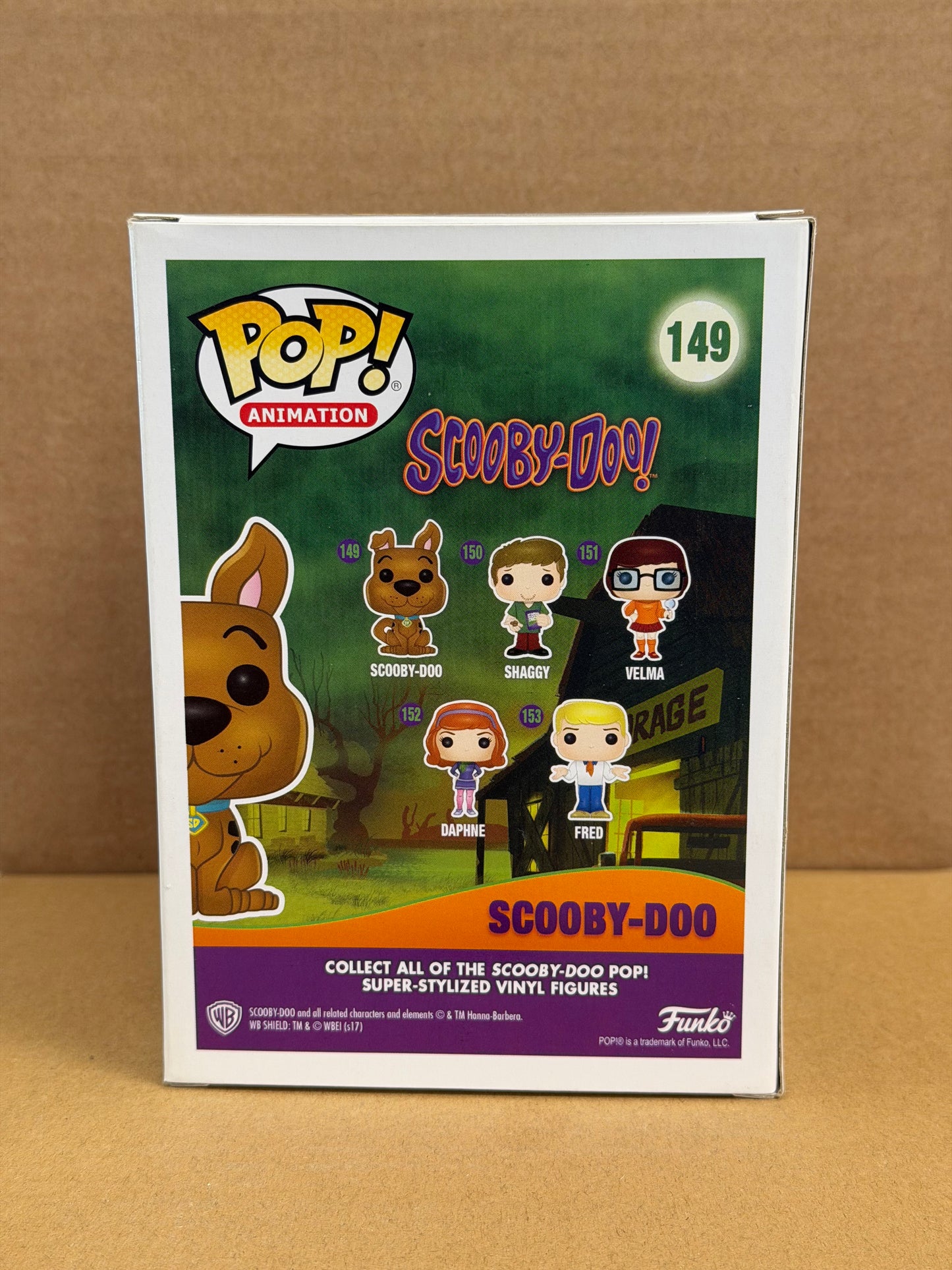 Funko Pop! Animation Scooby Doo #149 1000pcs Signed M.Lillard/Grey DeLisle COA
