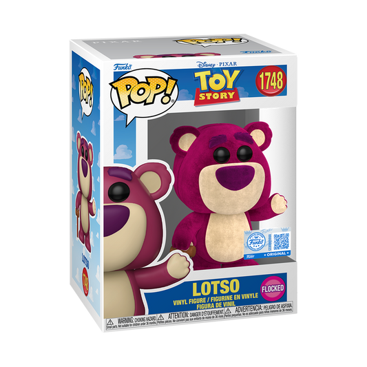 Funko Pop! Disney Toy Story 5 Lotso Flocked #1648 Exclusive Free Protector