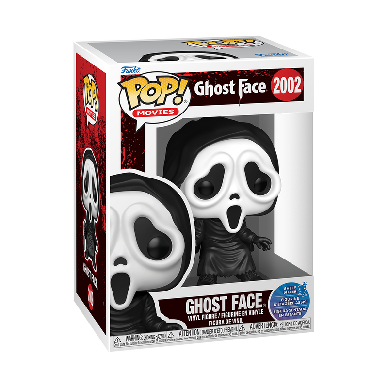 Funko Pop! Movies Horror Ghost Face (Shelf Sitter) #2002 Free Protector
