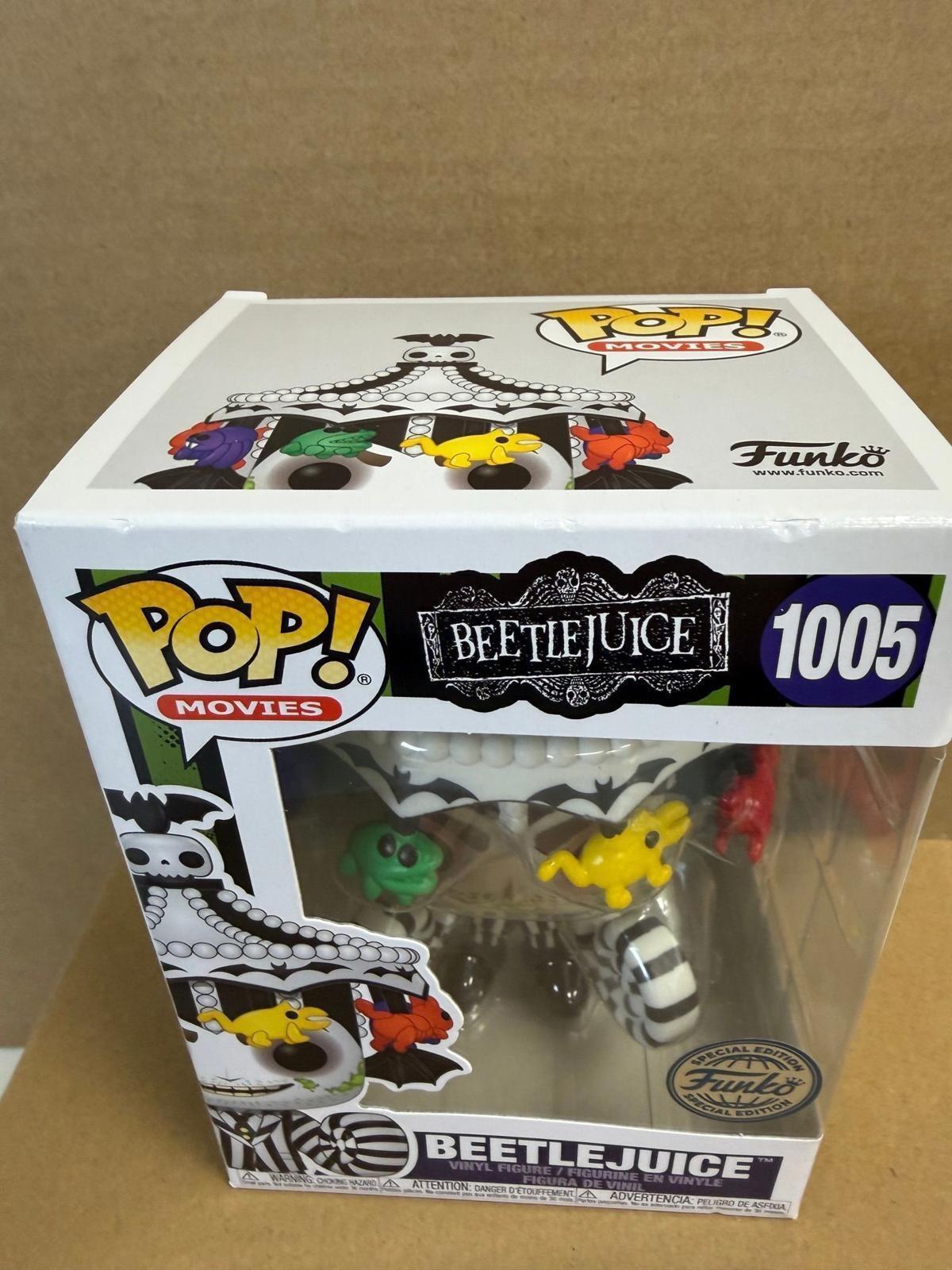 Funko Pop! Horror Beetlejuice Vinyl Figure #1005 Special Edition BOX DAMAGE