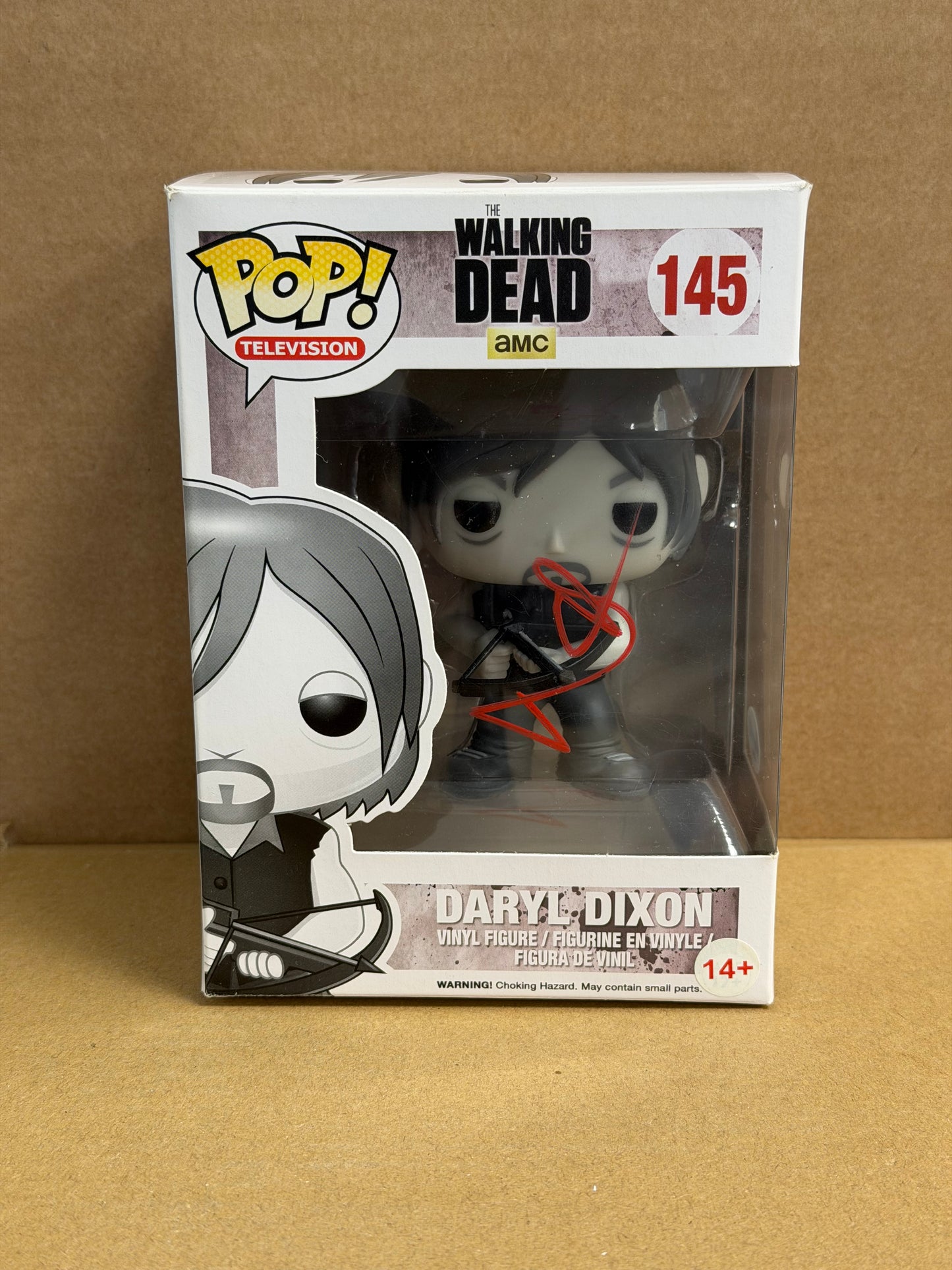 Funko Pop! Television The Walking Dead Daryl Dixon Signed Norman Reedus COA #578
