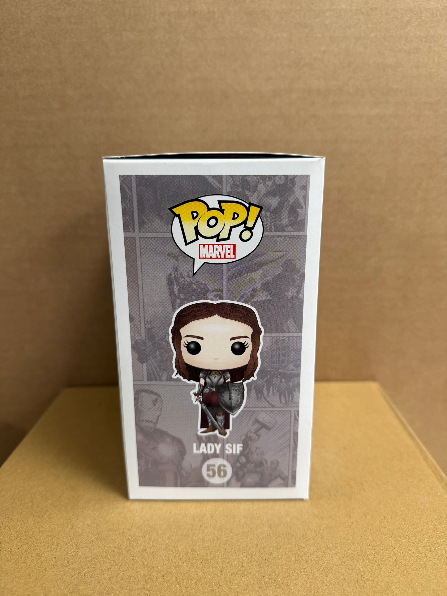 Funko Pop! Marvel Thor Lady Sif Signed Jaimie Alexander COA #56 WS