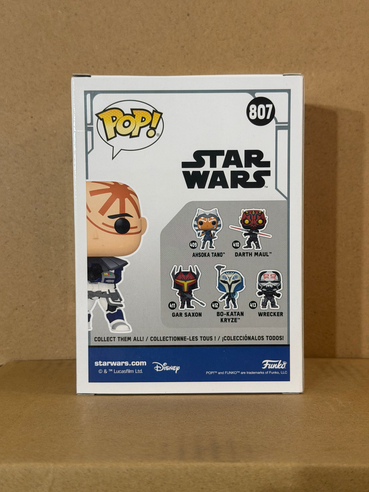 Funko Pop! Star Wars Arc Trooper Jesse Signed Dee Baker COA #807