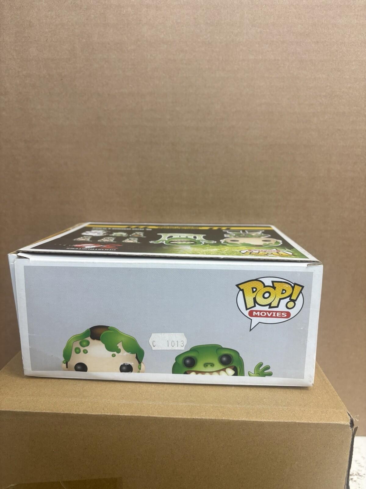 Funko Pop! Movies Dr. Peter Venkman & Slimer 2 Pack Box Damage