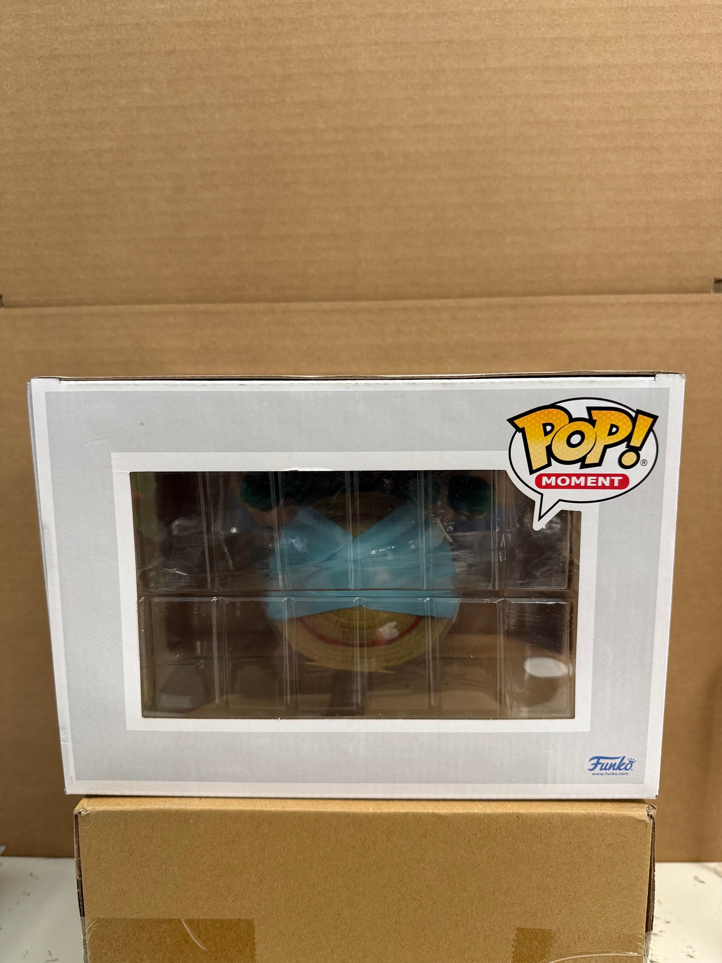 Funko Pop! Moment Anime One Piece Monkey D. Luffy Trains Kung Fu Dugong #1637 Crunchyroll