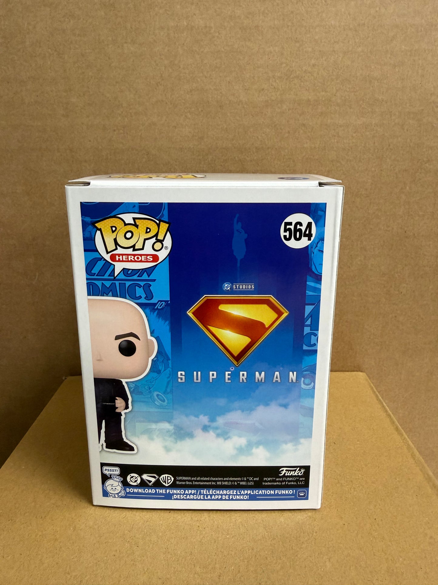 Funko Pop! DC! Lex Luthor Signed Nicholas Holt COA #564 WS Sharpie
