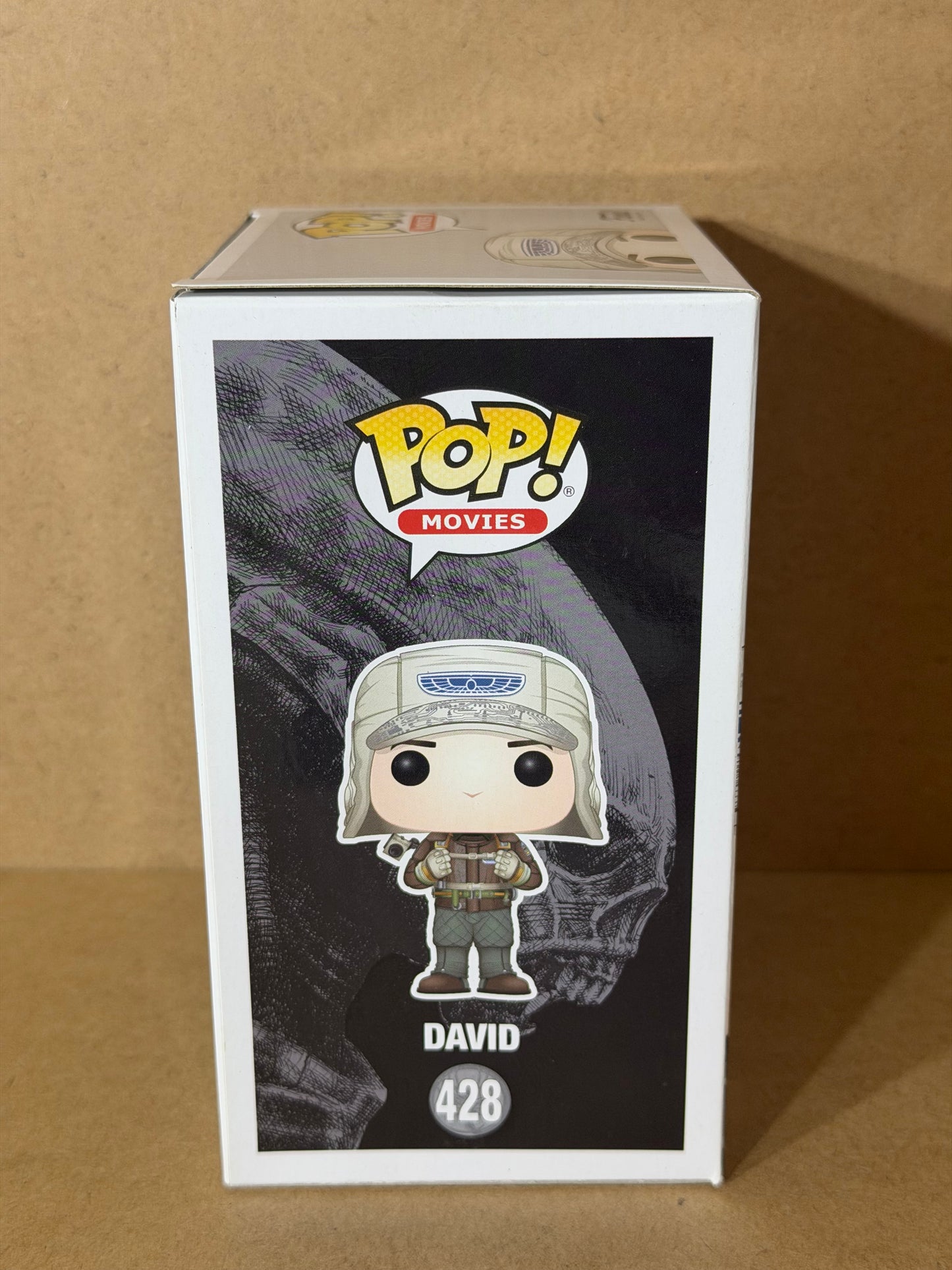 Funko Pop! Movies Alien David Signed Michael Fassbender COA #428 Free Protector