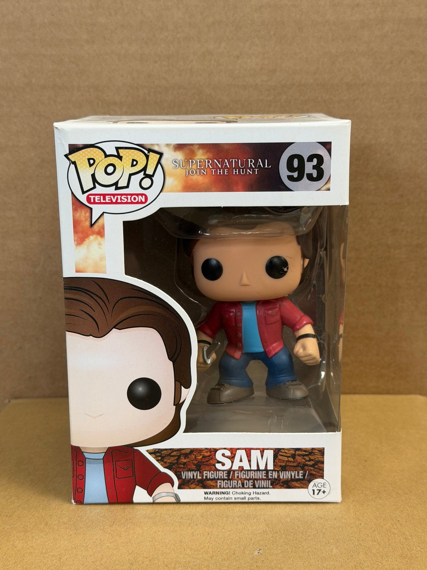 Funko Pop! Television Supernatural Sam #93 Slight Front Fade