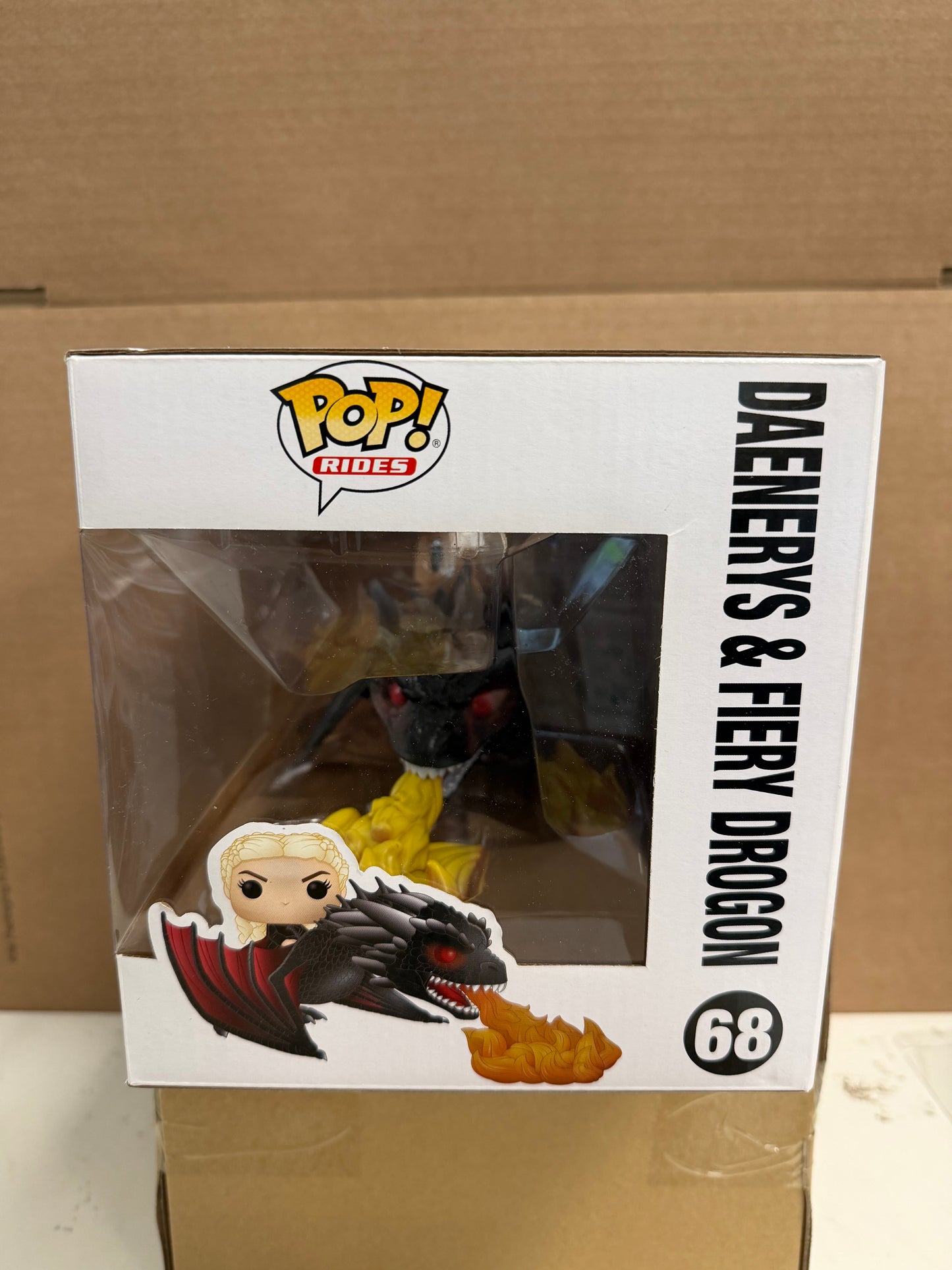 Funko Pop! Rides Television Game Of Thrones Daenerys & Fiery Drogon #68
