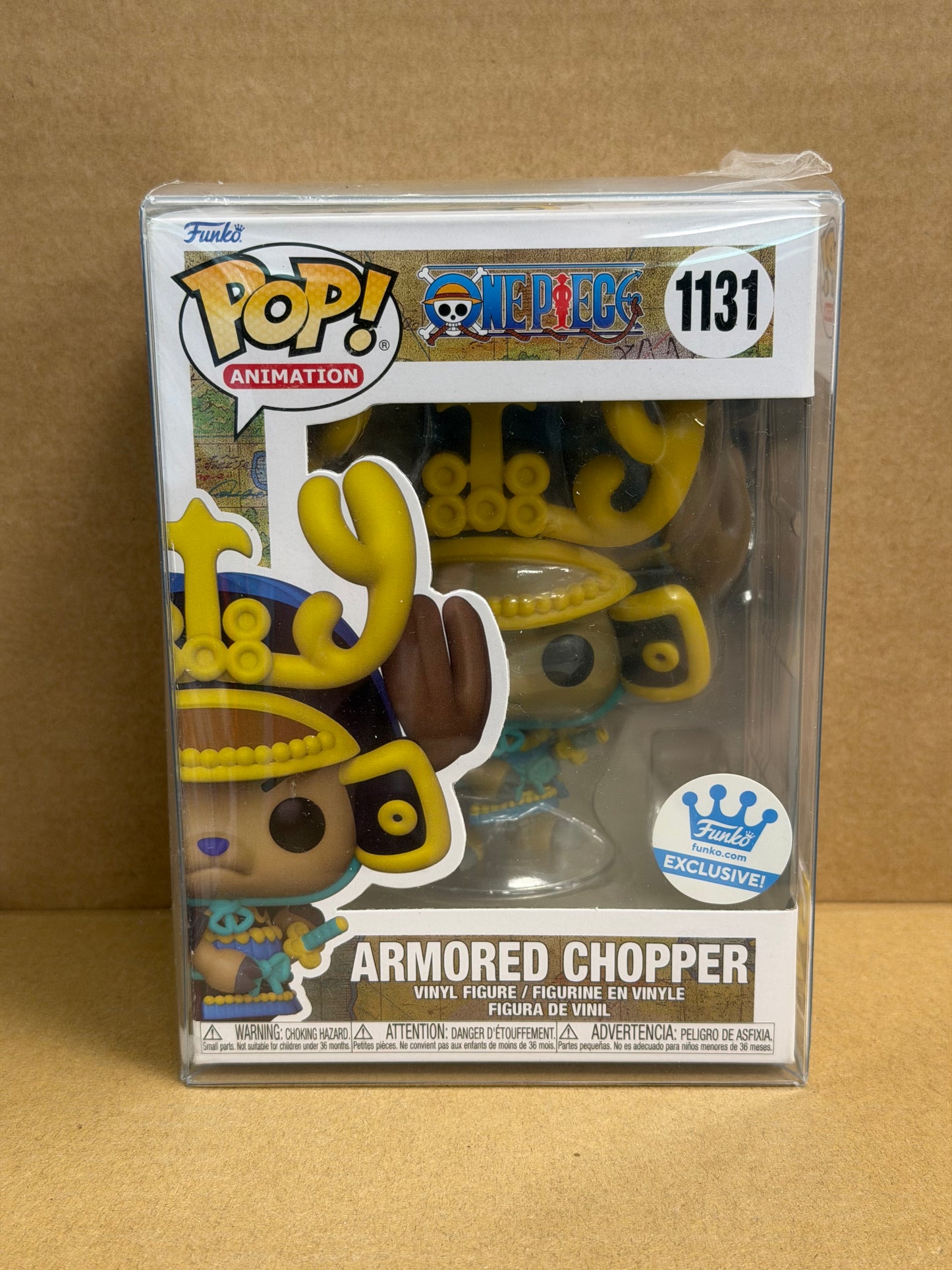 Funko Pop! Anime One Piece Armored Choppee #1131 Exclusive Free Protector