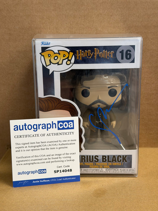 Funko Pop! Harry Potter Sirius Black Signed Gary Oldman #16