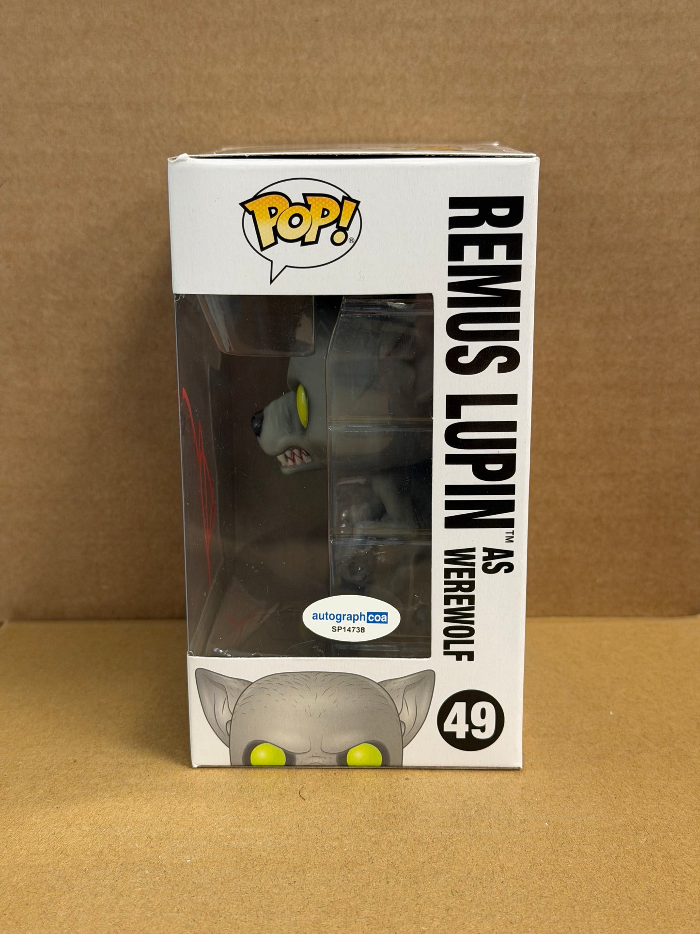Funko Pop! Harry Potter Remus Lupin Signed David Thewlis COA #49