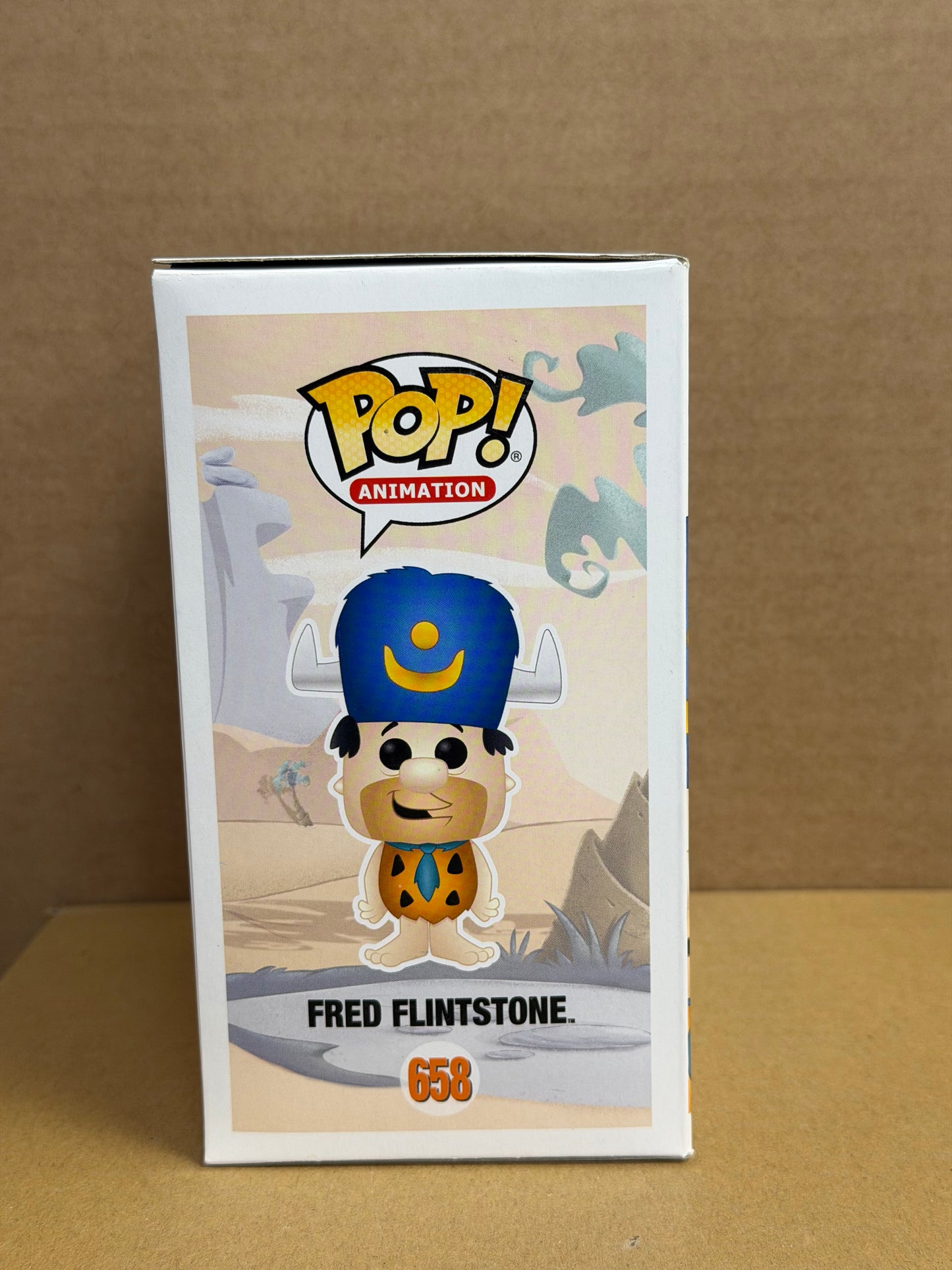 Funko Pop! Animation The Flintstones Fred Flintstone Signed Mark Addy COA #658 WS